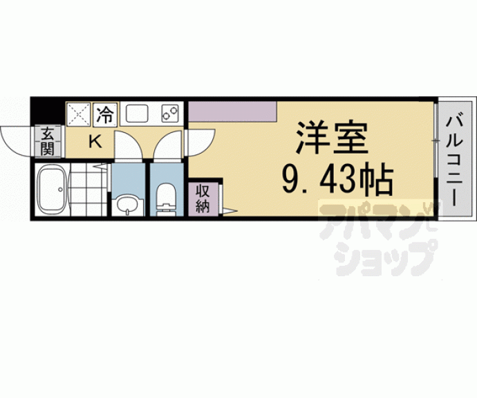 【仮)フラッティ三軒町】間取