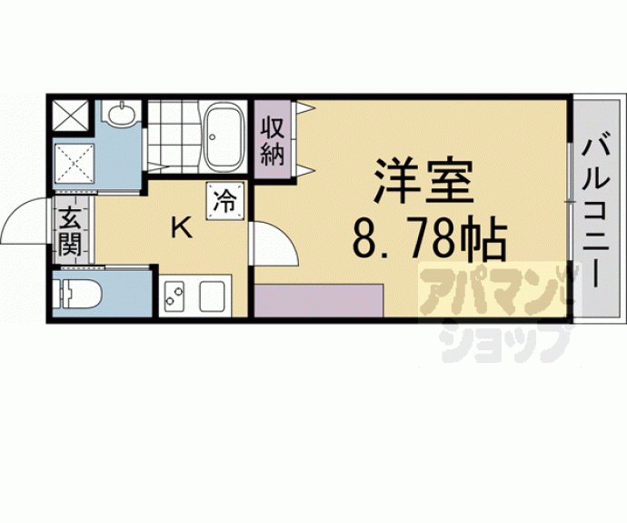 【仮)フラッティ三軒町】間取