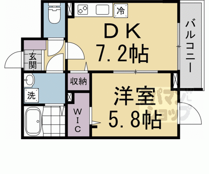 【中宮町マンション】間取