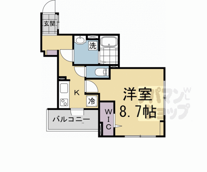 【中宮町マンション】間取