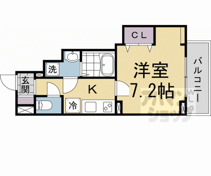【中宮町マンション】間取