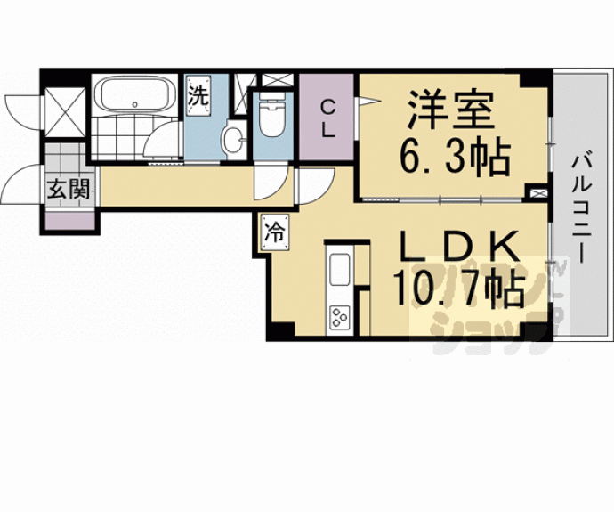 【エスタプレイス】間取