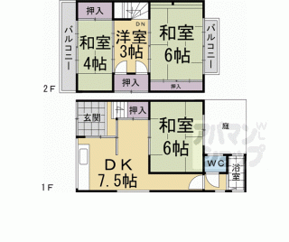 【壬生天池町貸家】