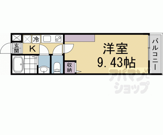 【仮)フラッティ三軒町】間取