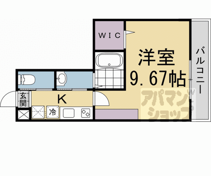 【仮)フラッティ三軒町】間取