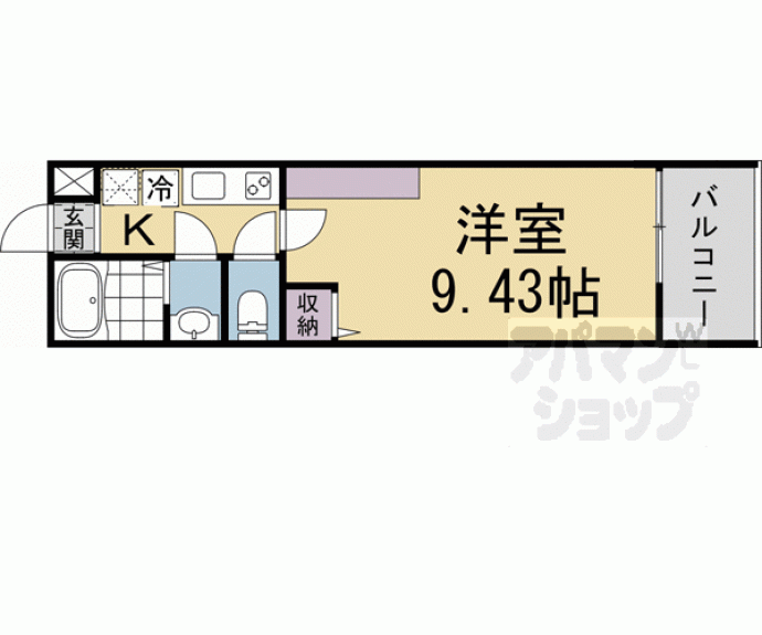 【仮)フラッティ三軒町】間取