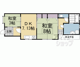 【紫野石龍町１７貸家】