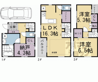【紫竹西南町６７－８３貸家】