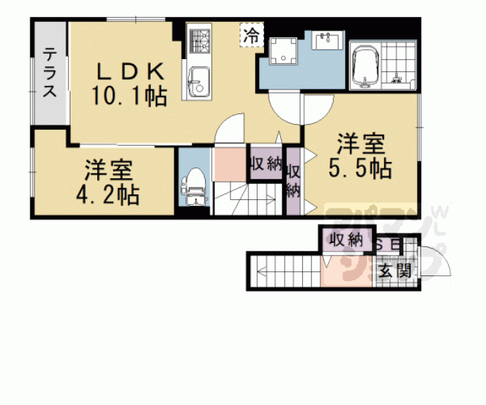 【リュッカ 友岡】間取