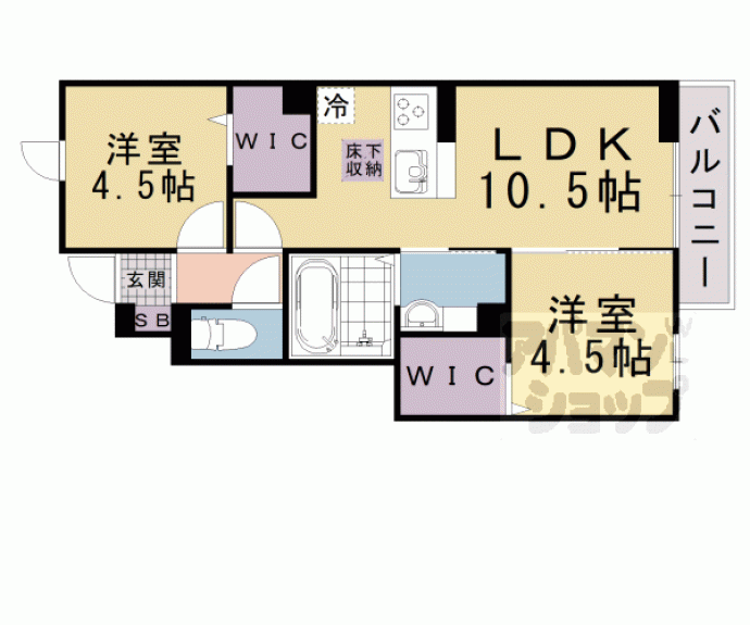 【Ｍａｈａｌｏ　膳所本町】間取