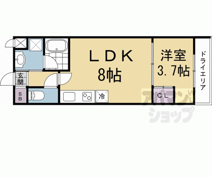 【仮称）伏見区上中町マンション】間取