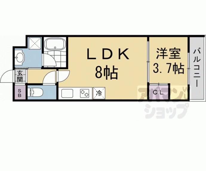 【仮称）伏見区上中町マンション】間取