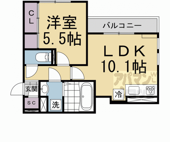 【ベルデ北山】間取