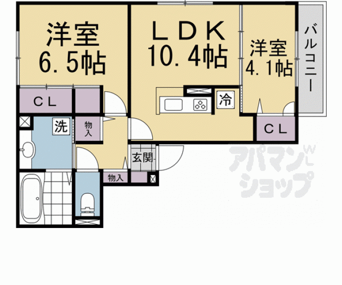【ベルデ北山】間取