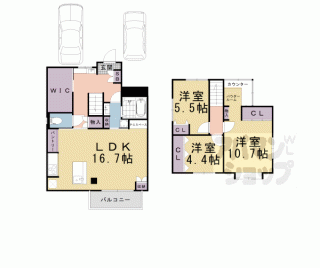 【大枝沓掛町貸家】