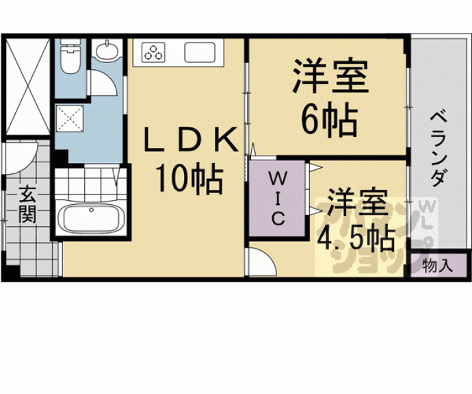 【下鳥羽住宅】間取