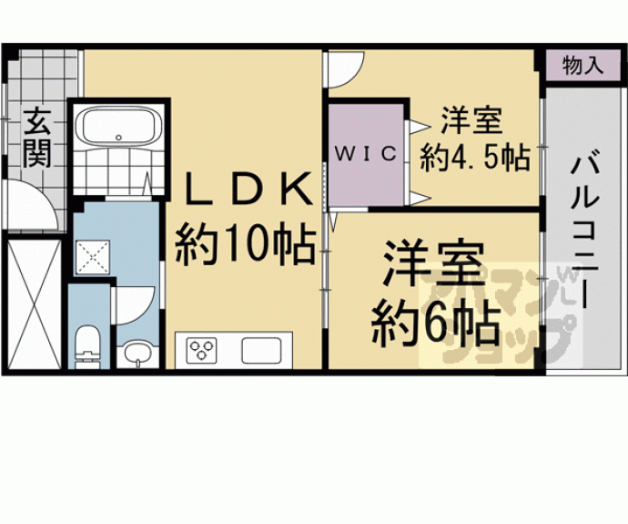 【下鳥羽住宅】間取