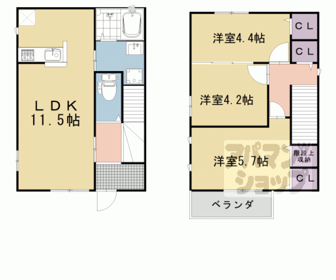 【御前貸家】間取