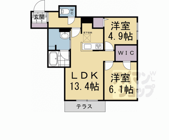 【グリーンフィールド桃山】間取