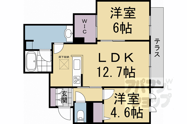 【グリーンフィールド桃山】間取
