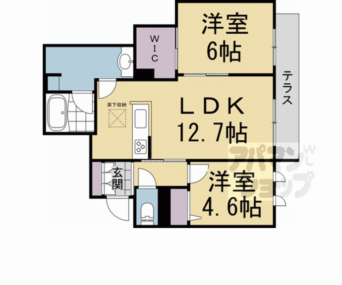 【グリーンフィールド桃山】間取