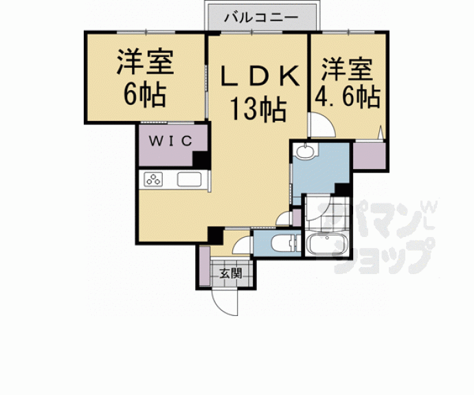 【グリーンフィールド桃山】間取