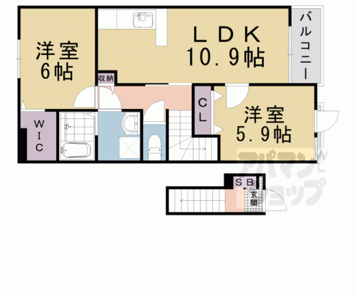 【グラードⅡ】間取