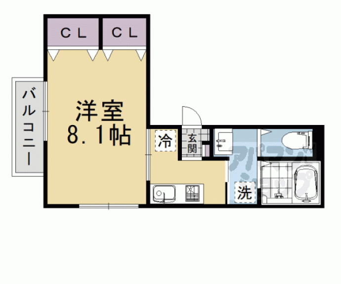 【ユアメゾン馬堀第二紫明】間取