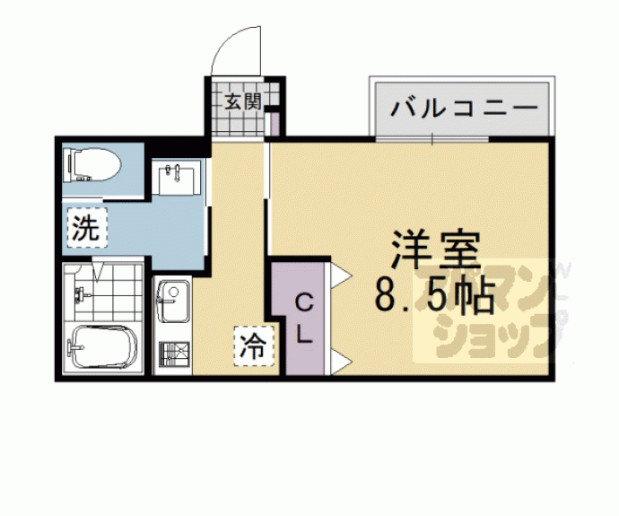 【ユアメゾン馬堀第二紫明】間取
