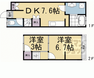 【鷹峯藤林町６－２９１貸家】