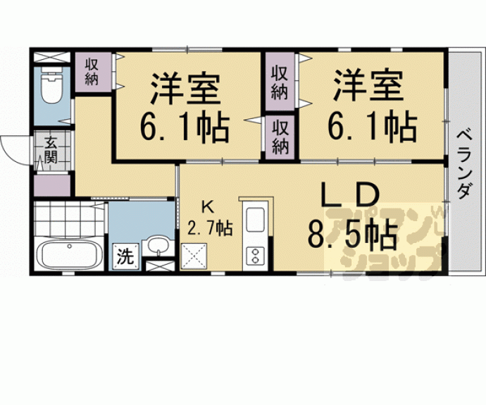 【ユアメゾンセレーネ】間取