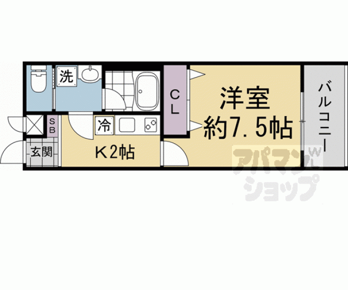 【ウェルスクエア千本下長者】間取