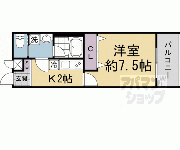 【ウェルスクエア千本下長者】間取
