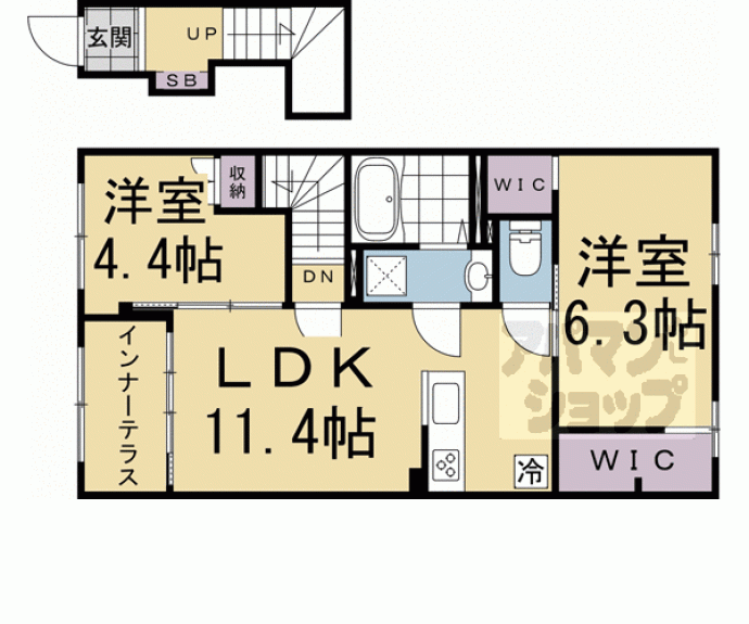 【Ｈｙｇｇｅ優亜】間取