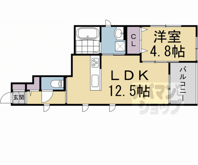 【仮称）紫竹下芝本町新築】間取