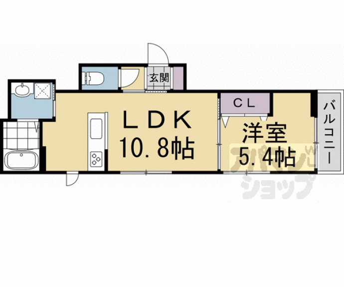 【仮称）紫竹下芝本町新築】間取