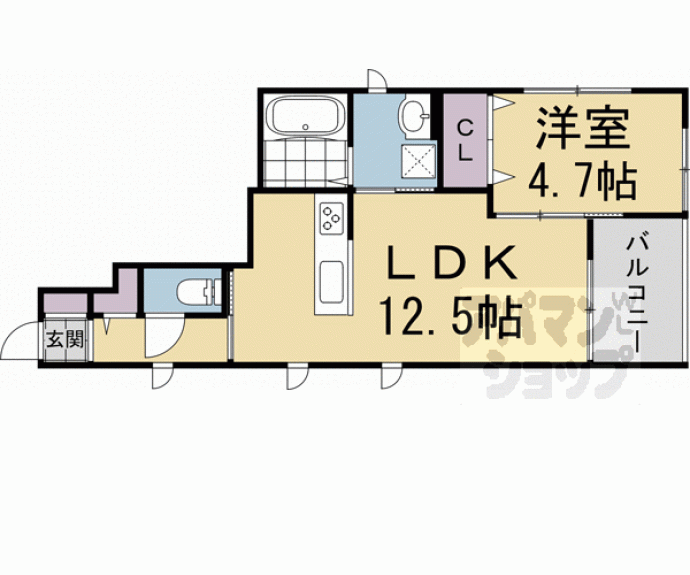 【仮称)紫竹下芝本町新築】間取