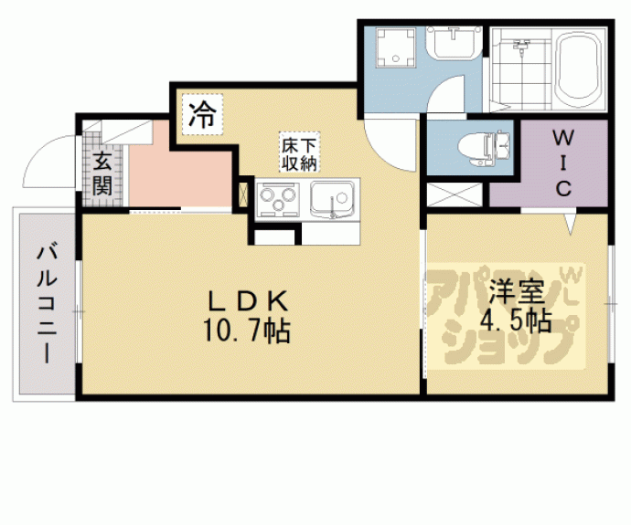 【浄雲五番館】間取