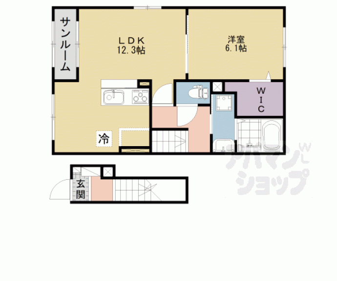 【浄雲五番館】間取