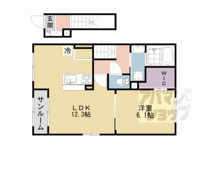 【浄雲五番館】間取