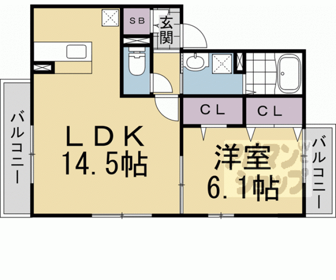 【ラ・プリマベーラ　Ｂ棟】間取