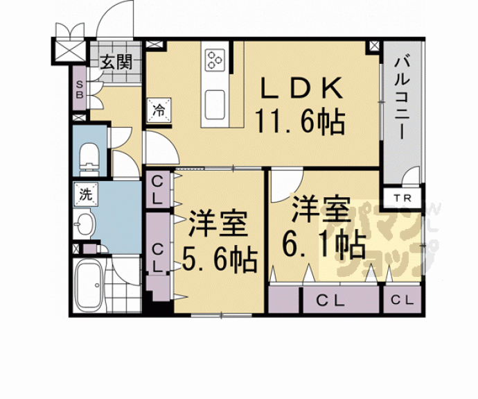 【The Residence 御車道】間取
