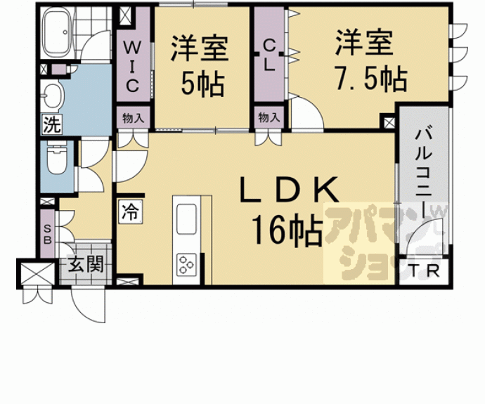 【Ｔｈｅ　Ｒｅｓｉｄｅｎｃｅ　御車道】間取