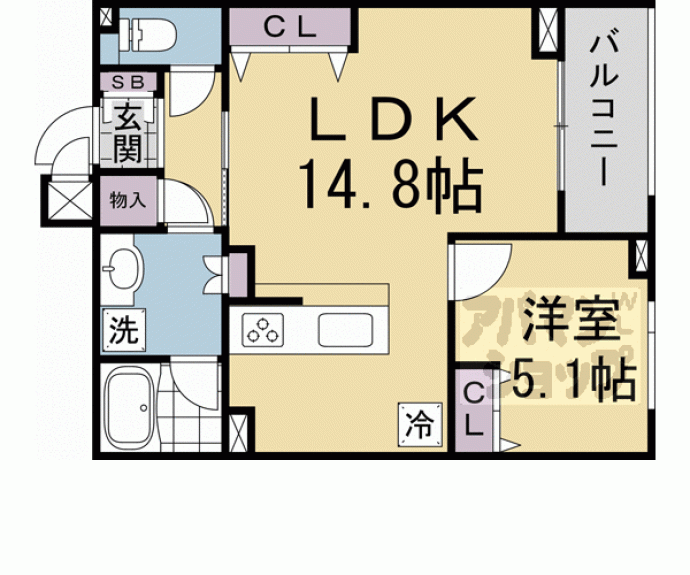 【The Residence 御車道】間取