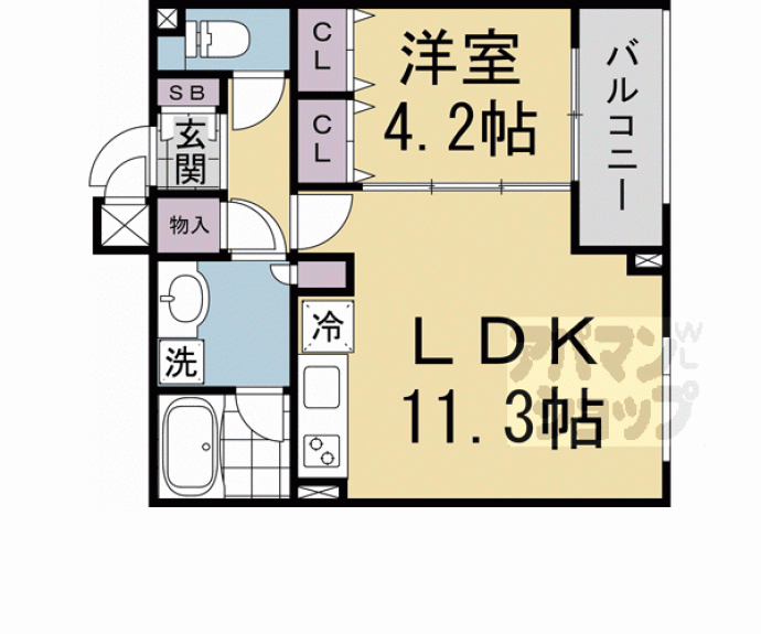【The Residence 御車道】間取