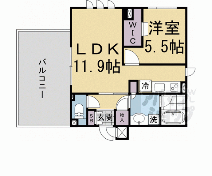 【The Residence 御車道】間取