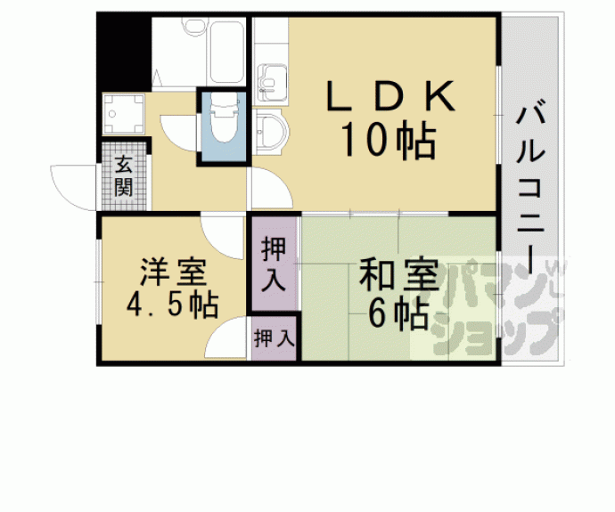 【クレール瀬田】間取