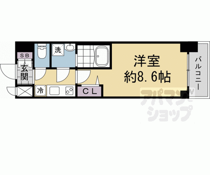 【CREST TAPP 京都太秦天神川dex Ⅱ】間取