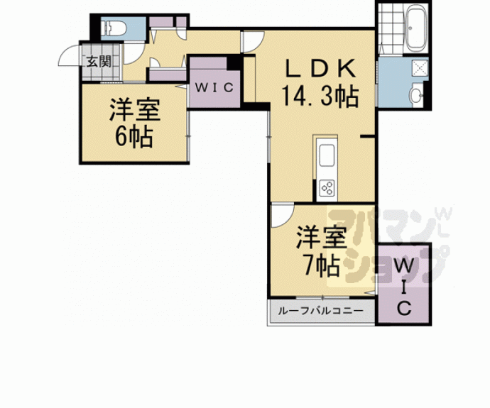 【(仮称)ベルリードMillesime】間取