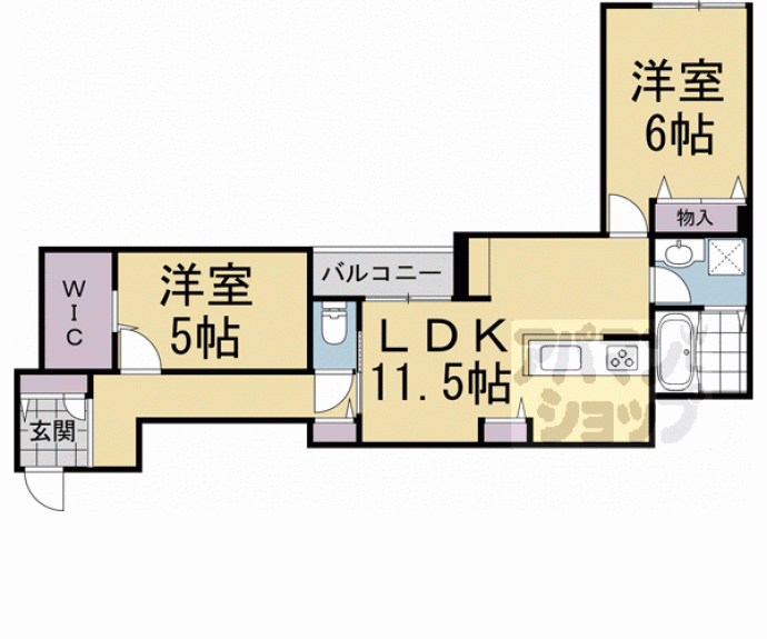 【(仮称)ベルリードMillesime】間取